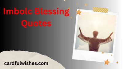 Imbolc Blessing Quotes