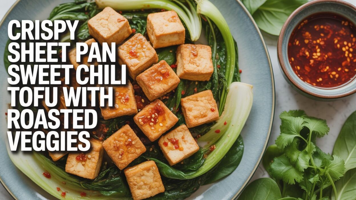 Crispy Sheet Pan Sweet Chili Tofu with Roasted Veggies Posted on September 26, 2025 by Madison Looking for a quick, colorful, and flavor-packed dinner? 🌶️ This Sheet Pan Sweet Chili Tofu with Roasted Veggies is a weeknight lifesaver! Crispy tofu, vibrant vegetables, and a tangy-sweet chili glaze — all roasted together for a delicious, no-fuss vegan meal. It’s healthy, simple, and bursting with flavor! 📌 Why You’ll Love This Recipe ✅ One pan = easy cleanup ✅ Naturally vegan and gluten-free option ✅ Crispy tofu + perfectly roasted veggies ✅ Meal-prep and freezer friendly ✅ Customizable with your favorite vegetables or sauces 🧄 Ingredients Main Ingredients 1 block (14 oz) firm tofu, pressed and cubed 2 tbsp sweet chili sauce 1 red bell pepper, chopped 1 yellow bell pepper, chopped 1 zucchini, sliced 1 cup broccoli florets Firm tofu works best because it holds its shape and soaks up all the delicious sweet chili flavors. The mix of red and yellow peppers adds color and crunch, while zucchini and broccoli bring texture and nutrients. Seasoning & Marinade 1 tbsp soy sauce or tamari (for gluten-free) 1 tbsp olive oil 3 cloves garlic, minced 1 tsp fresh ginger, minced Soy sauce adds umami, olive oil gives richness, and garlic with ginger creates that irresistible aroma. Optional Toppings Sesame seeds – for a nutty crunch Chopped green onions – for color and freshness 🔥 Step-by-Step Instructions 1. Preheat the Oven Set your oven to 425°F (220°C). This high temperature ensures crispy tofu and perfectly tender veggies. 2. Prepare the Baking Sheet Line a large baking sheet with parchment paper for easy cleanup and non-stick roasting. 3. Make the Marinade In a medium bowl, whisk together the sweet chili sauce, soy sauce, olive oil, garlic, and ginger. 4. Marinate the Tofu Add the tofu cubes to the bowl and toss gently until well-coated. Let it marinate for 15 minutes (or up to overnight for deeper flavor). 5. Prep the Veggies While the tofu marinates, chop your peppers and zucchini into bite-sized pieces. Spread them on the baking sheet, drizzle lightly with olive oil, and season with salt and pepper. Toss to coat. 6. Assemble and Roast Place the marinated tofu cubes evenly over the veggies. Roast for 25–30 minutes, flipping halfway through for even browning. When done, the tofu should be golden and crispy, and the veggies tender with light charred edges. 7. Garnish and Serve Sprinkle with sesame seeds and green onions before serving. Serve hot over steamed rice, quinoa, or even noodles for a satisfying, balanced meal. 💡 Tips for Perfect Results 🥢 Best Tofu Type Use firm or extra-firm tofu — silken tofu will crumble easily. ⏰ Marinating Tip Marinate at least 15 minutes, or overnight for maximum flavor absorption. 🥬 Fresh vs. Frozen Veggies Fresh veggies roast better, but frozen ones work in a pinch! Just thaw and drain them well to avoid sogginess. 🔄 Don’t Overcrowd the Pan Spread tofu and veggies in a single layer so they roast evenly and crisp up nicely. 🍋 Extra Flavor Boosters Add a squeeze of lime juice, a drizzle of sriracha, or some fresh cilantro for a flavor kick. 🌈 Variations Swap the Veggies Change it up with seasonal or favorite veggies: 🥕 Carrots or snap peas 🥦 Cauliflower florets 🍠 Sweet potatoes 🌱 Asparagus (spring) or Brussels sprouts (fall) Try Different Sauces Teriyaki Sauce – sweet and savory Peanut Sauce – creamy and nutty Hoisin Sauce – rich and bold DIY Sweet Chili Sauce Make your own in minutes: In a small pot, combine 1 cup sugar, ½ cup water, and ¼ cup rice vinegar. Add 2 tbsp sambal oelek or chili flakes. Simmer for about 10 minutes until thickened. 🧊 Storage & Meal Prep Storing Leftovers Store in an airtight container for up to 4 days in the fridge. Let it cool completely before sealing. Reheating Reheat in the oven at 350°F (175°C) for about 10 minutes to retain crispiness. Microwave works too — just cover with a paper towel to reduce moisture. Freezing Freeze cooked or marinated tofu + veggies in freezer-safe containers for up to 3 months. Thaw overnight in the fridge before reheating. ❓ FAQs Can I make this gluten-free? Absolutely! Just replace soy sauce with tamari and ensure your sweet chili sauce is gluten-free. Is this recipe vegan? Yes — 100% vegan and plant-based. Just double-check your sauces to confirm no animal products. What can I serve it with? Serve it with steamed rice, quinoa, brown rice noodles, or even cauliflower rice. Add a bowl of coconut curry soup or miso soup for a cozy pairing. 🌶️ Final Thoughts This Sweet Chili Tofu with Roasted Veggies is everything you want in a quick weeknight dinner — crispy, colorful, and full of flavor. With just one pan and a handful of ingredients, you’ll create a meal that’s satisfying, healthy, and full of personality. Cooking doesn’t need to be complicated — and this recipe proves it! 💛